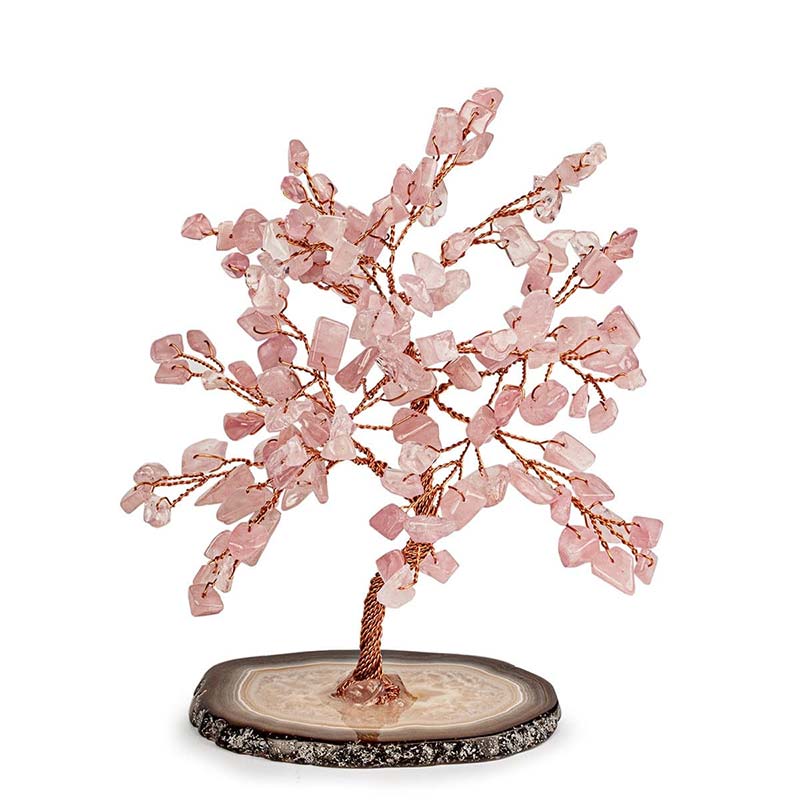 Olivenorma Love Harmony - Arbre Feng Shui en Quartz Rose