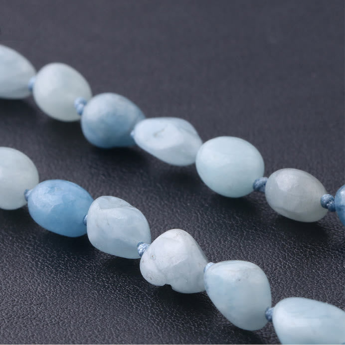 Collier long avec pendentif en forme de colonne irrégulière en cristal Olivenorma