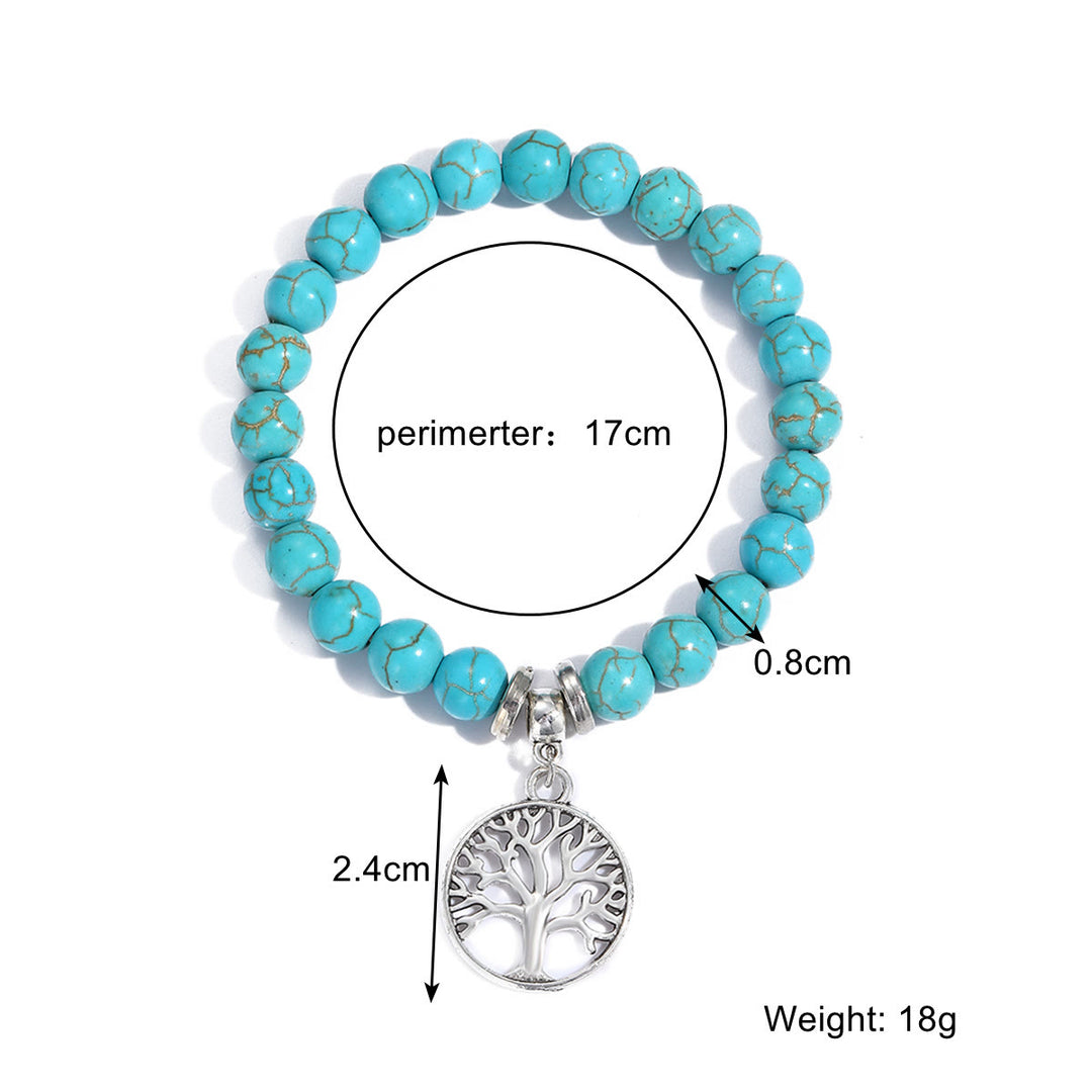 Bracelet turquoise contre le mauvais œil Olivenorma « Protection éternelle »