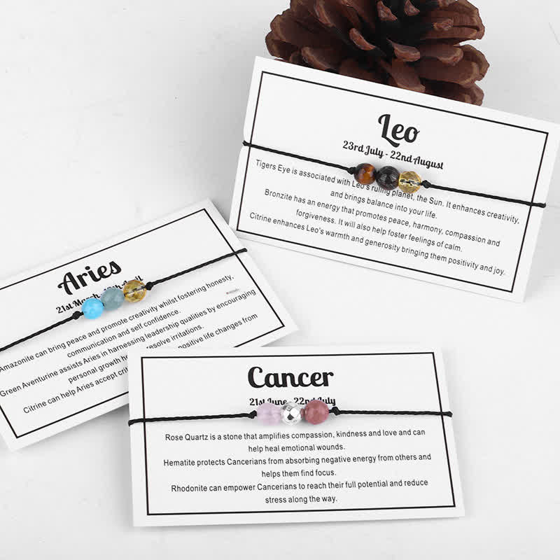 Bracelet magique en perles de cristal 12 étoiles