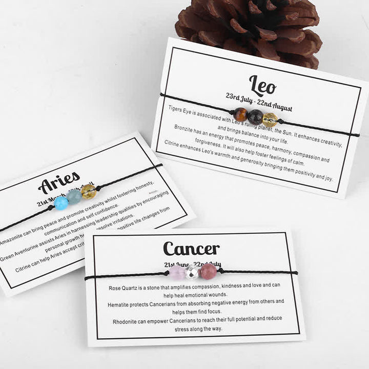 Bracelet magique en perles de cristal 12 étoiles