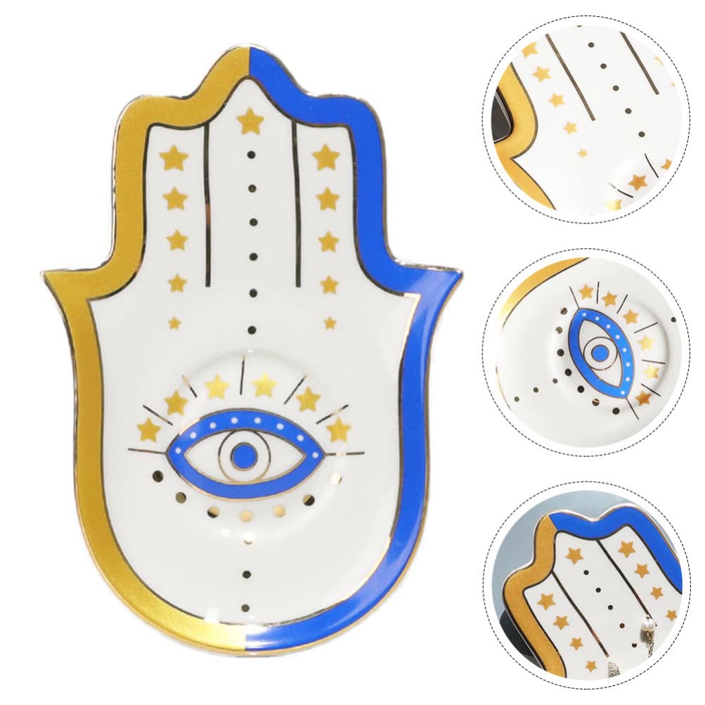 Support à vaisselle Olivenorma en forme d'anneau, dessous de verre avec motif Hamsa et mauvais œil