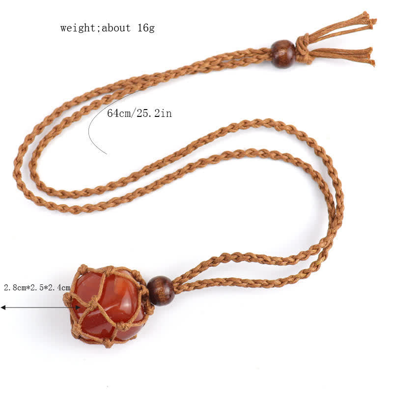 Collier de protection en cristal naturel