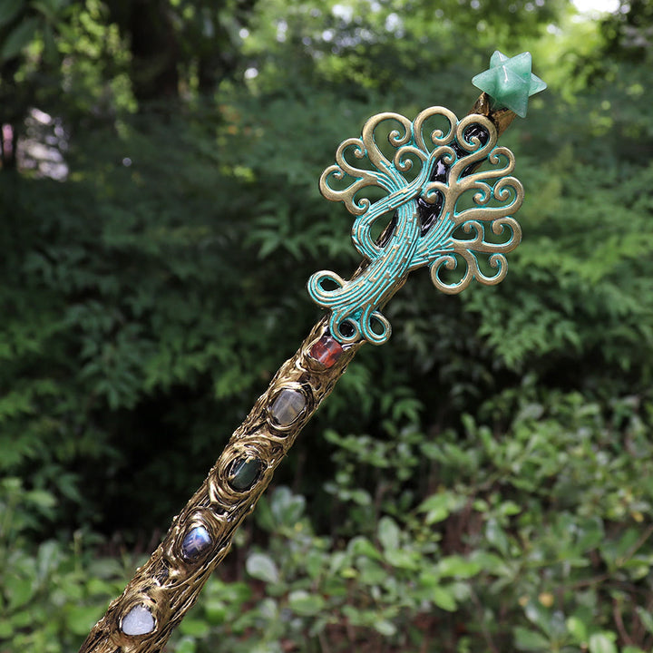 Baguettes en cristal Merkaba Chakra naturel Olivenorma