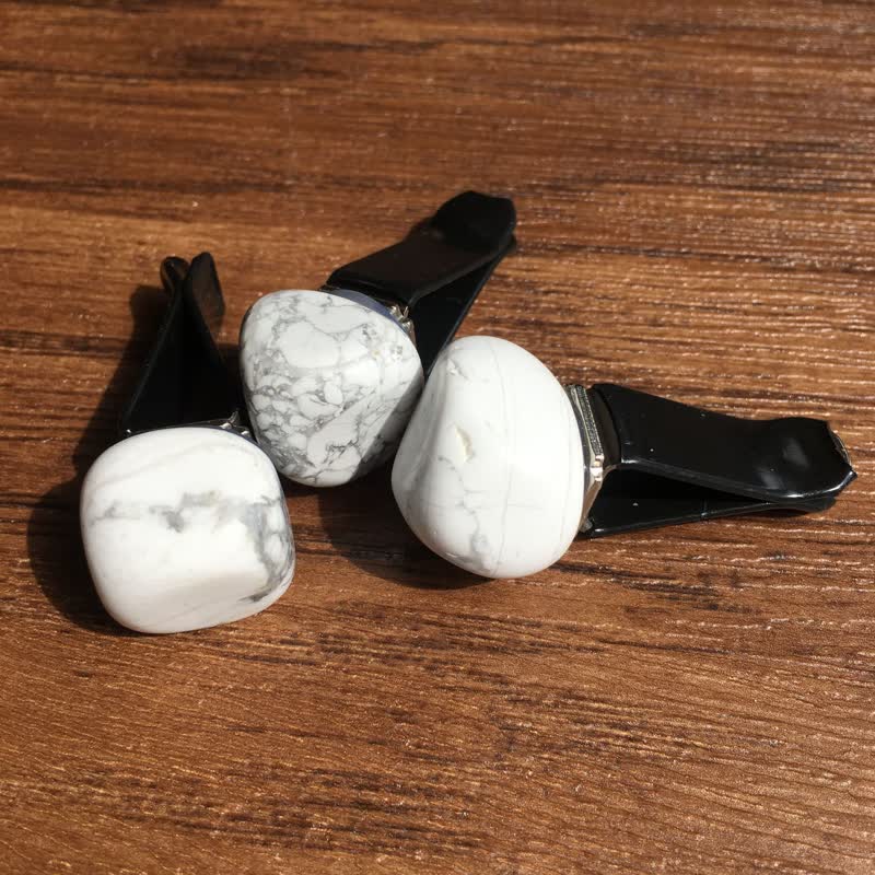 Décoration de grille d'aération de voiture en cristal naturel Olivenorma