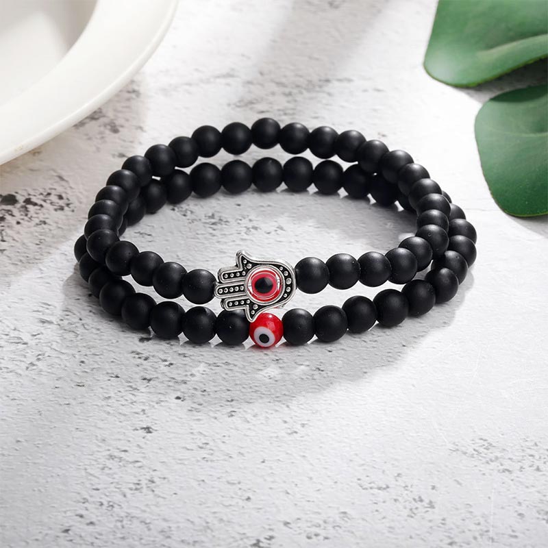 Bracelet de protection contre le mauvais œil avec Hamsa Olivenorma