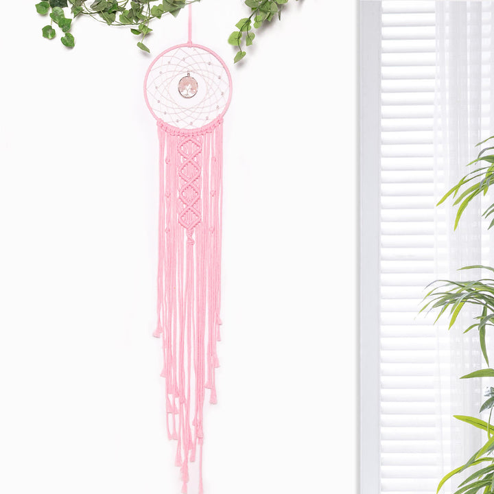 Attrape-rêves rond en cristal tissé solaire arbre de vie Olivenorma