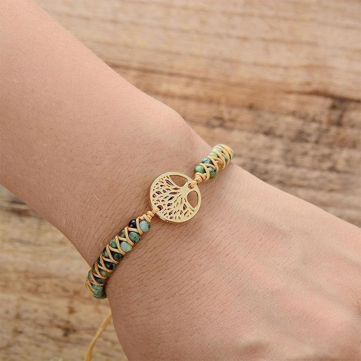 Bracelet Arbre de Vie Turquoise