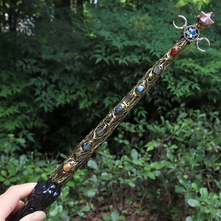 Baguettes en cristal Merkaba Chakra naturel Olivenorma