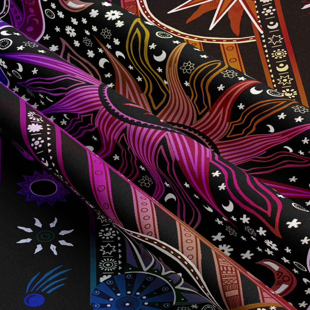 Tapisserie bohème Olivenorma Sun Rays Moon