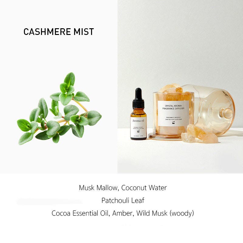 Coffret cadeau diffuseur d'huiles parfumées Olivenorma Crystal Aromatherapy