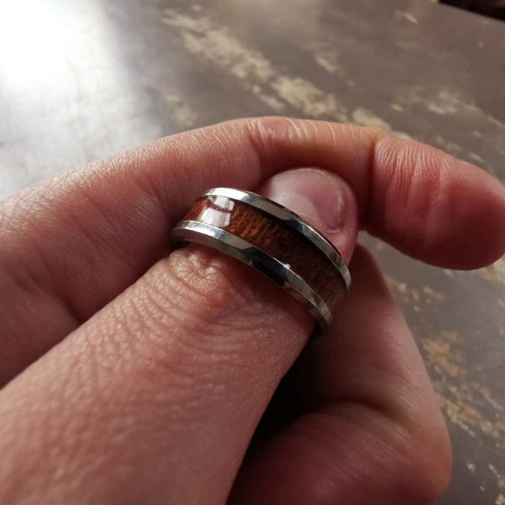 Bague Yggdrasil - acier inoxydable