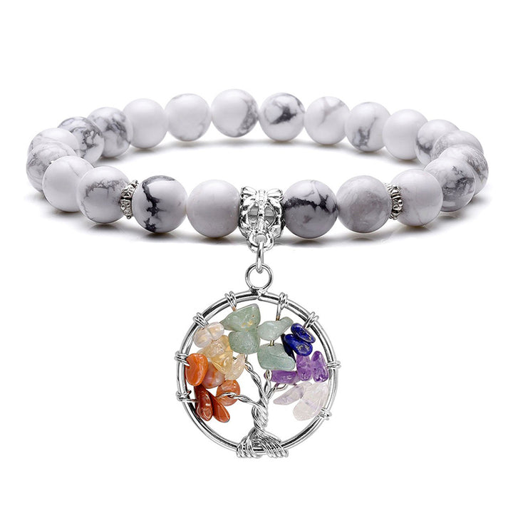 Bracelet Chakra Arbre de Vie Améthyste