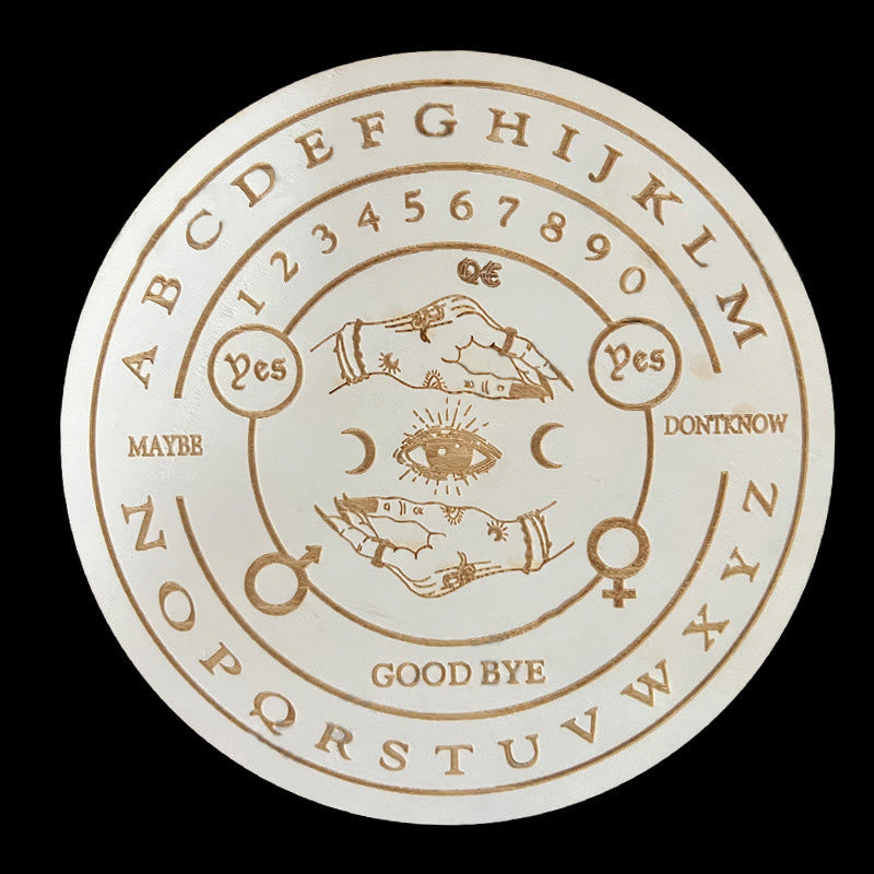 Jeu de tarot avec pendule divinatoire en bois Olivenorma