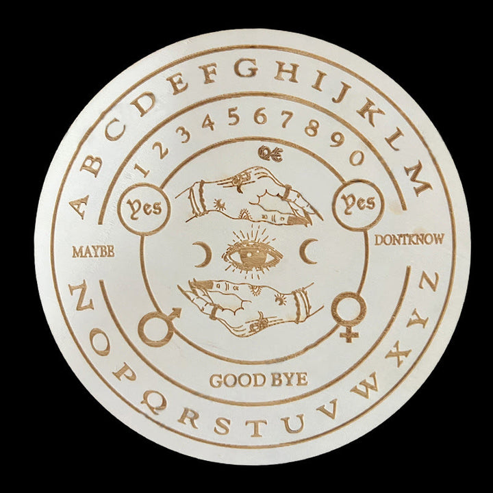 Jeu de tarot avec pendule divinatoire en bois Olivenorma