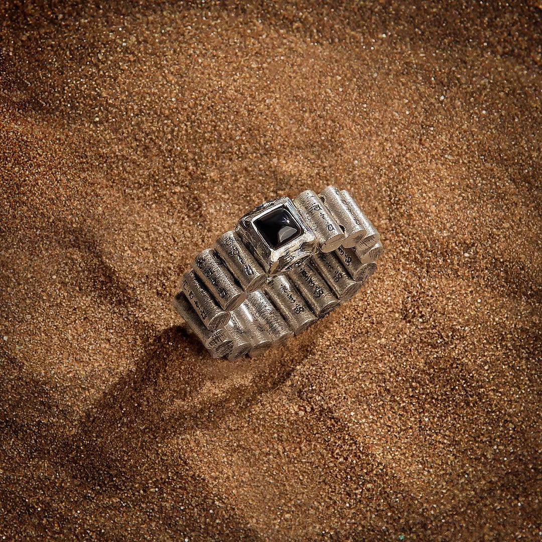 Bague Mantra Oeil de Tigre Olivenorma