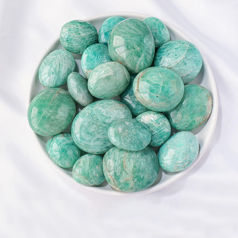 Pierre naturelle polie Amazonite Olivenorma