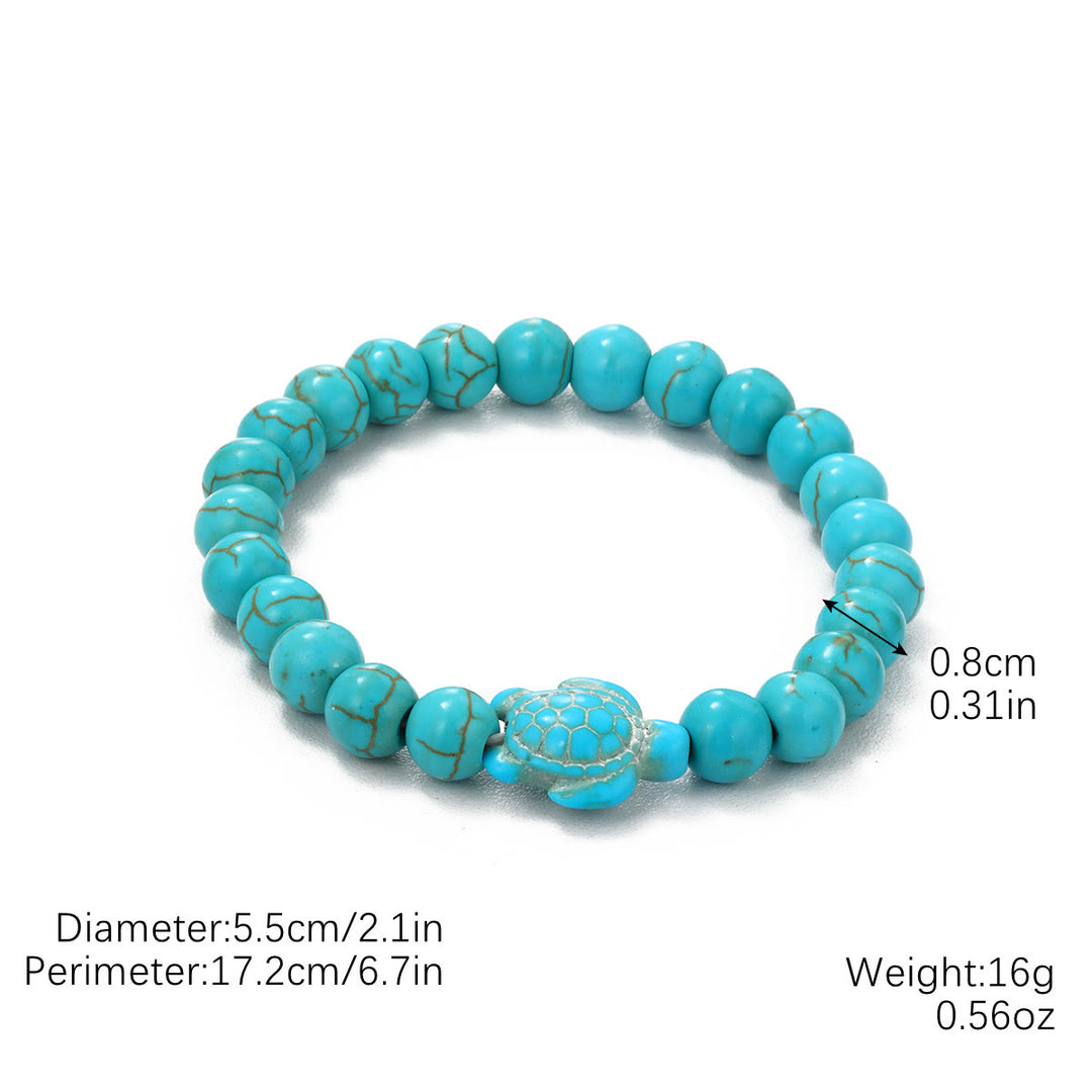 Bracelet turquoise contre le mauvais œil Olivenorma « Protection éternelle »
