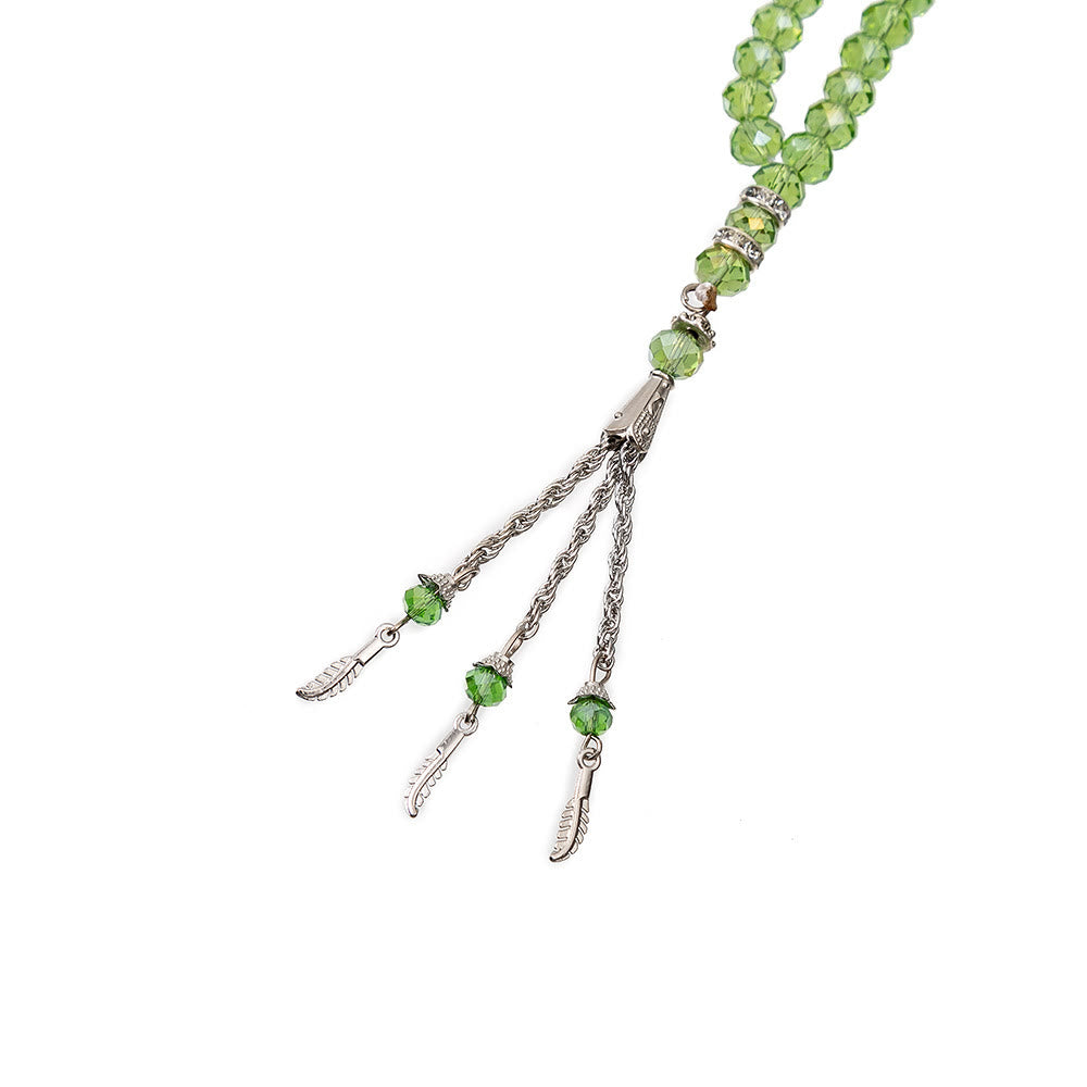 Bracelet chapelet musulman Olivenorma 99 perles de prière de 8 cm