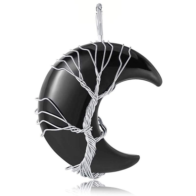 Collier de lune en cristal naturel Olivenorma