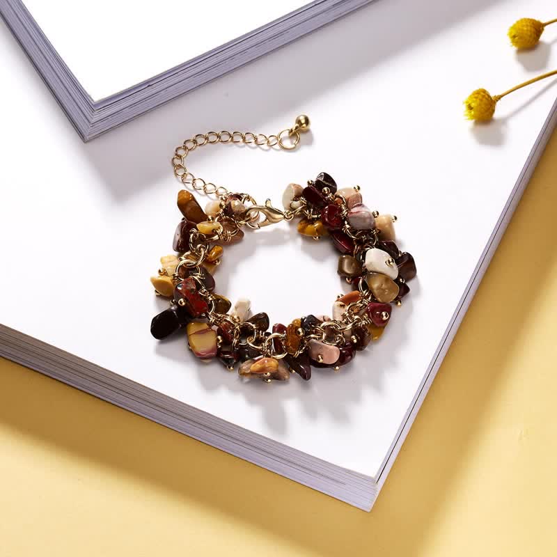 Bracelet en cristaux d'Austrain avec pierres