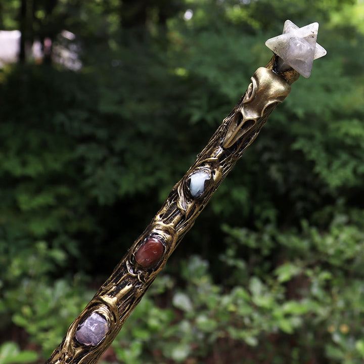 Baguettes en cristal Merkaba Chakra naturel Olivenorma