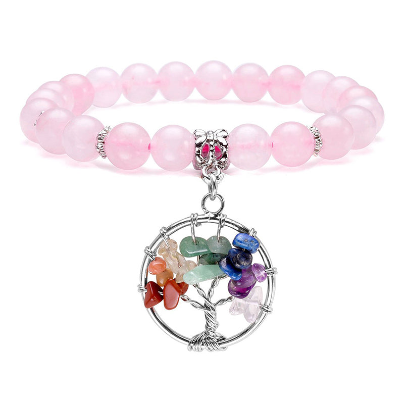 Bracelet Chakra Arbre de Vie Améthyste