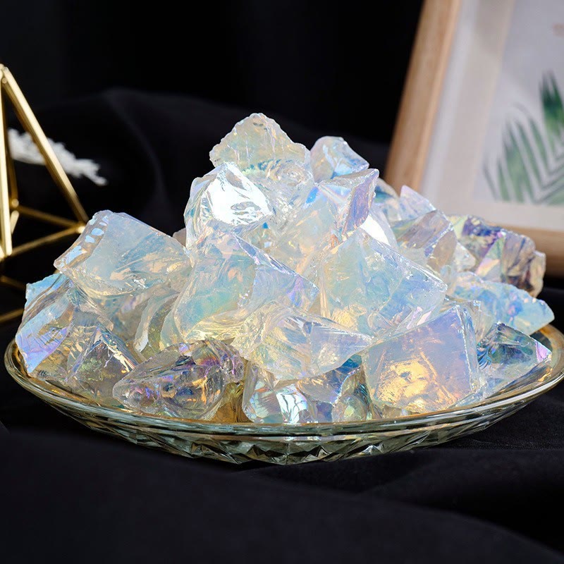 Diffuseur de parfum en cristal brut Olivenorma en pierre naturelle