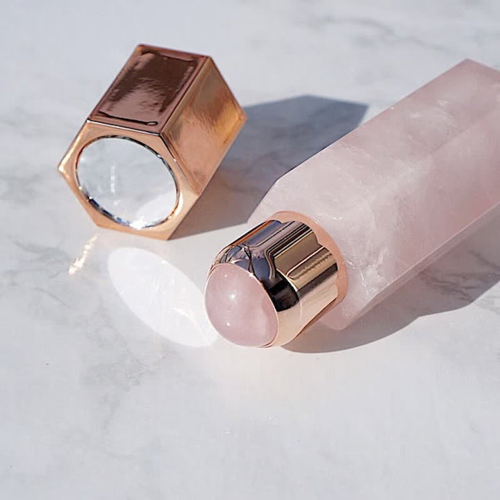 Baguettes de cristal d'huile essentielle énergétique en quartz rose olivenorma