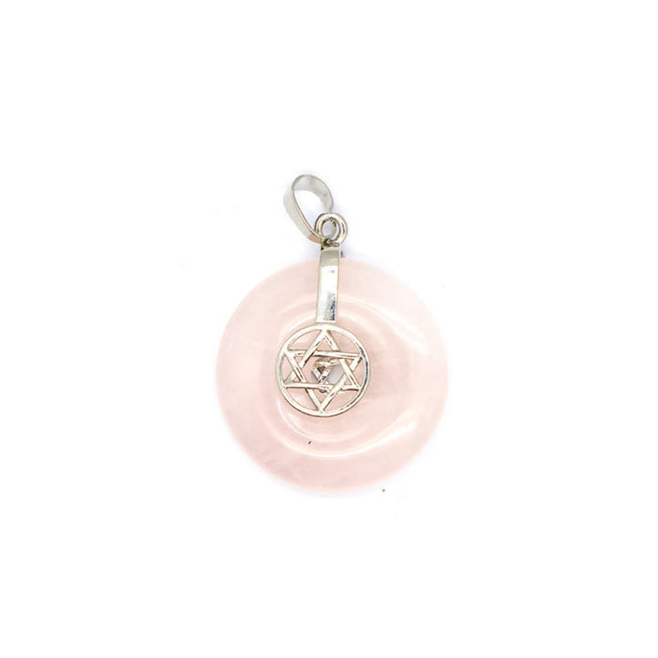 Collier Arbre de vie avec boucle de paix en cristal naturel Olivenorma