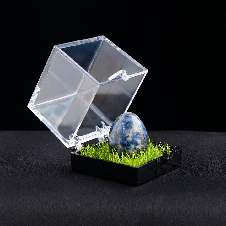 Œuf en cristal naturel brut ornemental Olivenorma