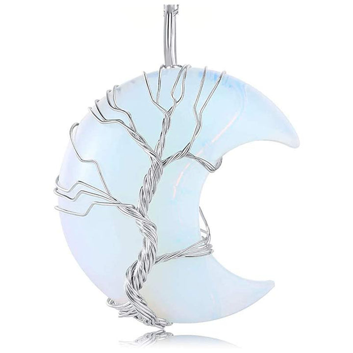 Collier de lune en cristal naturel Olivenorma