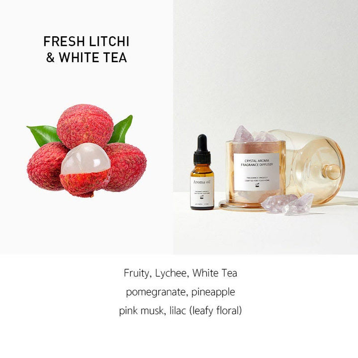 Coffret cadeau diffuseur d'huiles parfumées Olivenorma Crystal Aromatherapy