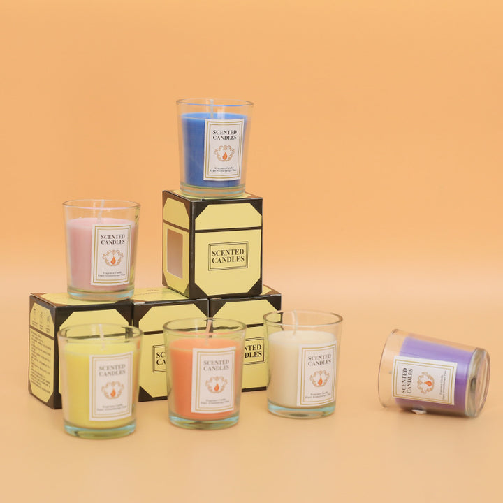 Bougie parfumée en verre Olivenorma pour la Saint-Valentin