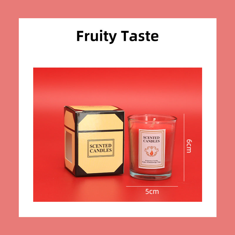Bougie parfumée en verre Olivenorma pour la Saint-Valentin
