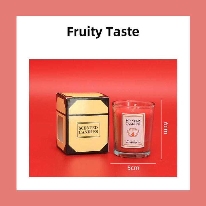 Bougie parfumée en verre Olivenorma pour la Saint-Valentin