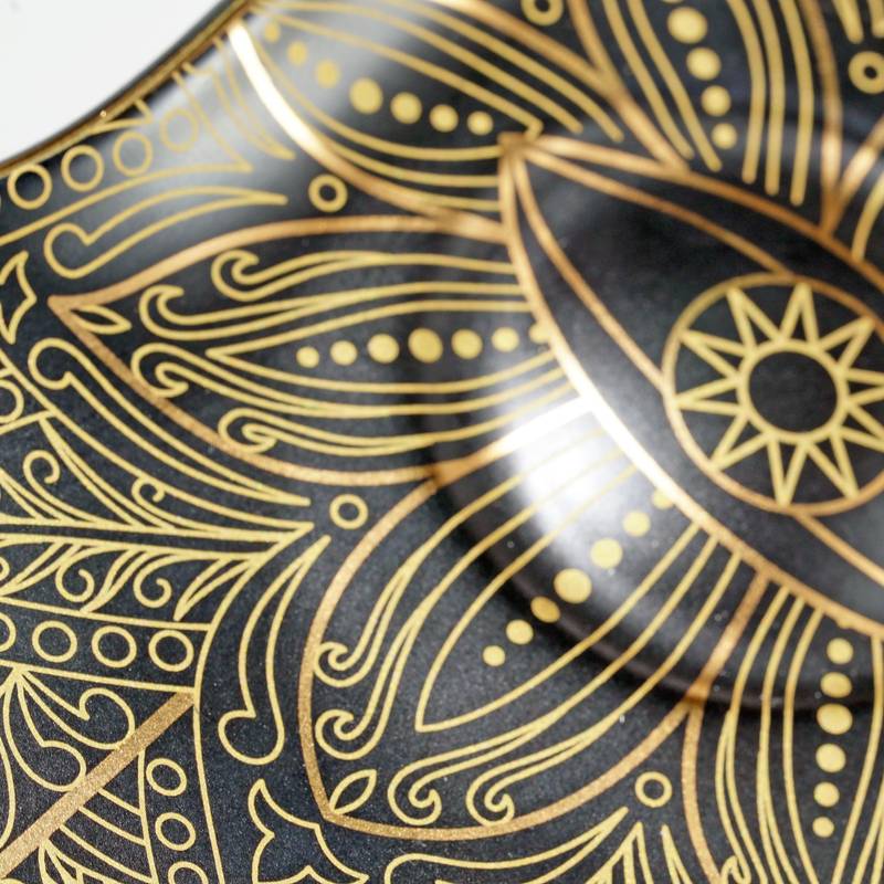 Sous-verre en cristal céramique Olivenorma Hamsa Evil Eye