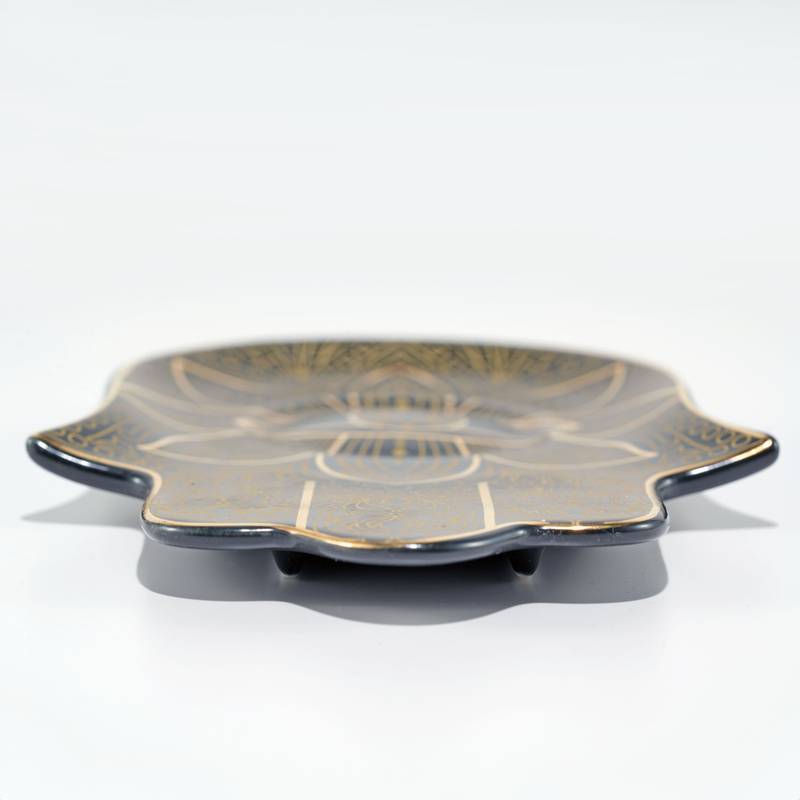 Sous-verre en cristal céramique Olivenorma Hamsa Evil Eye