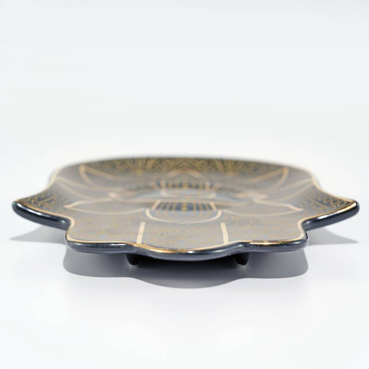 Sous-verre en cristal céramique Olivenorma Hamsa Evil Eye