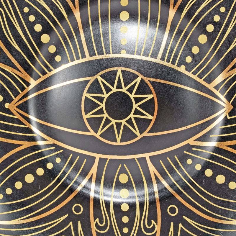 Sous-verre en cristal céramique Olivenorma Hamsa Evil Eye