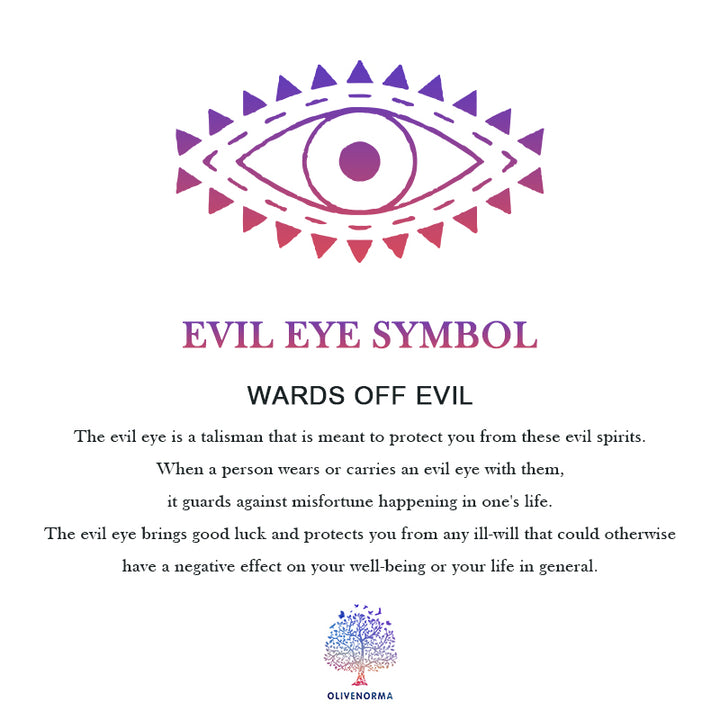 Ensemble de sous-verres pour tasse à thé et soucoupe Olivenorma Hamsa Evil Eye