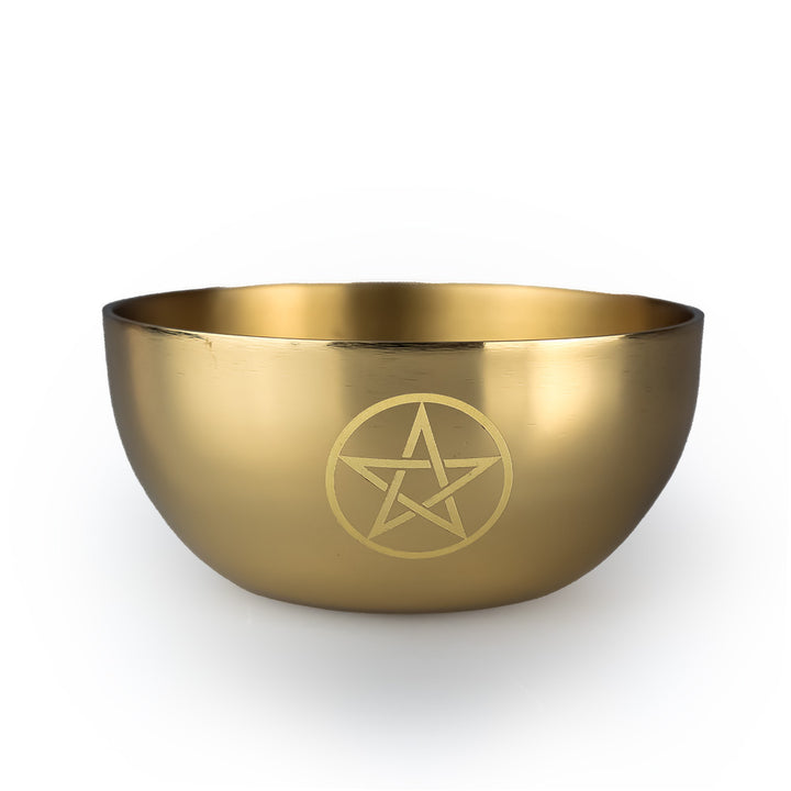 Brûleur d'encens en laiton pentacle Olivenorma pour divination et méditation
