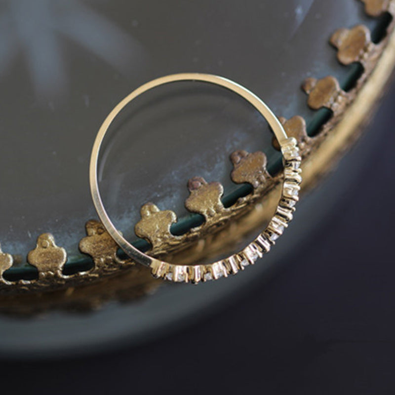 Bague Olivenorma en argent sterling S925 avec zirconium