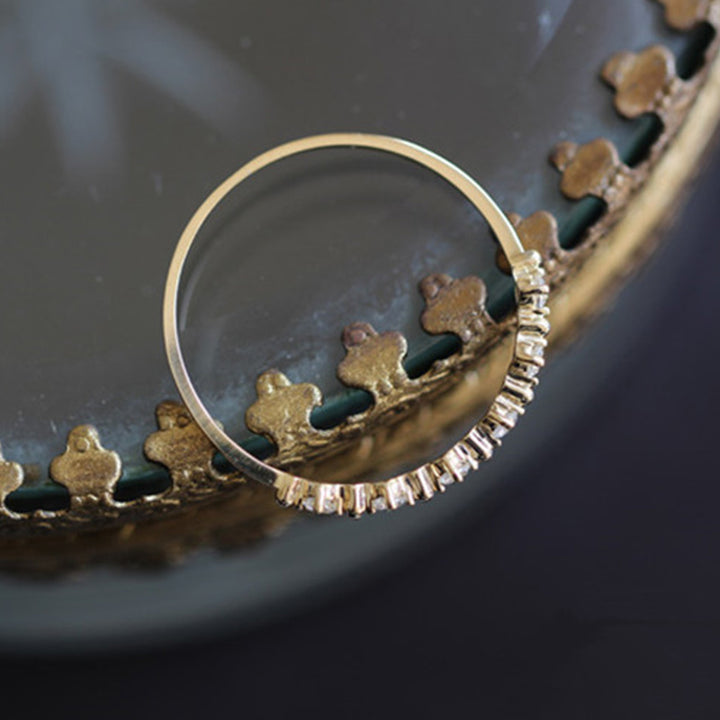 Bague Olivenorma en argent sterling S925 avec zirconium