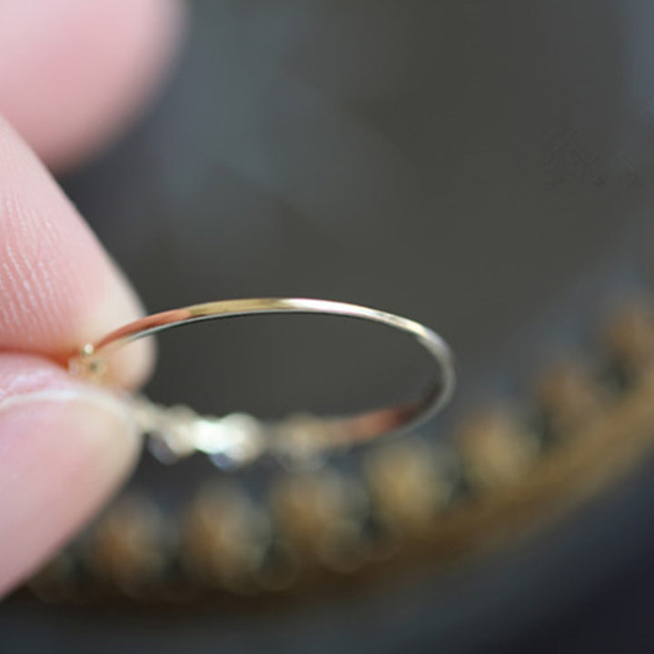 Bague Olivenorma en argent sterling S925 avec zirconium