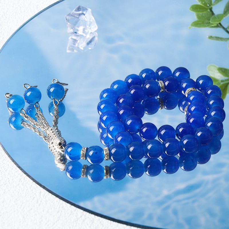 Bracelet chapelet musulman Olivenorma 10 mm 33 cristaux