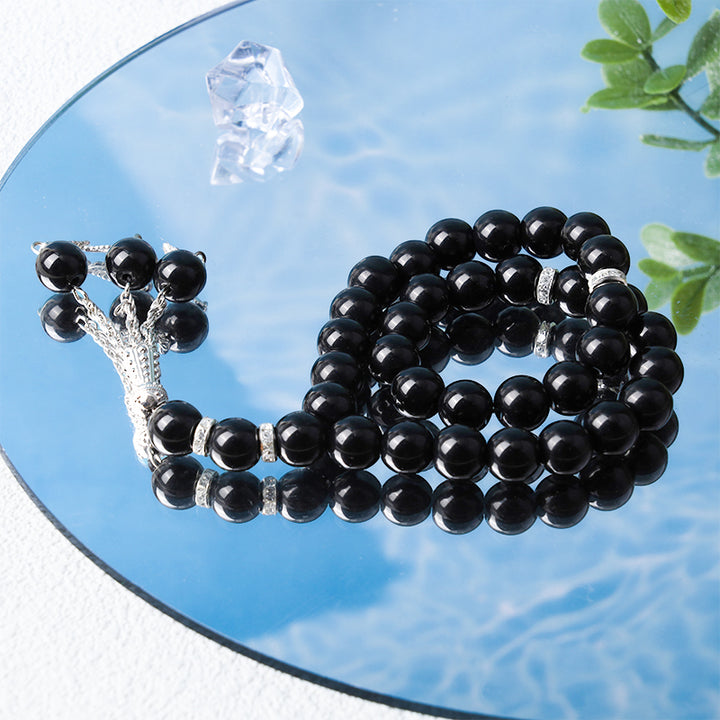 Bracelet chapelet musulman Olivenorma 10 mm 33 cristaux