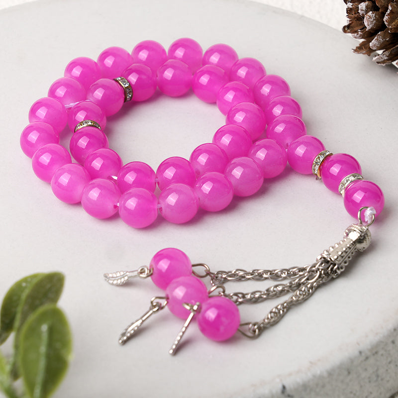 Bracelet chapelet musulman Olivenorma 10 mm 33 cristaux