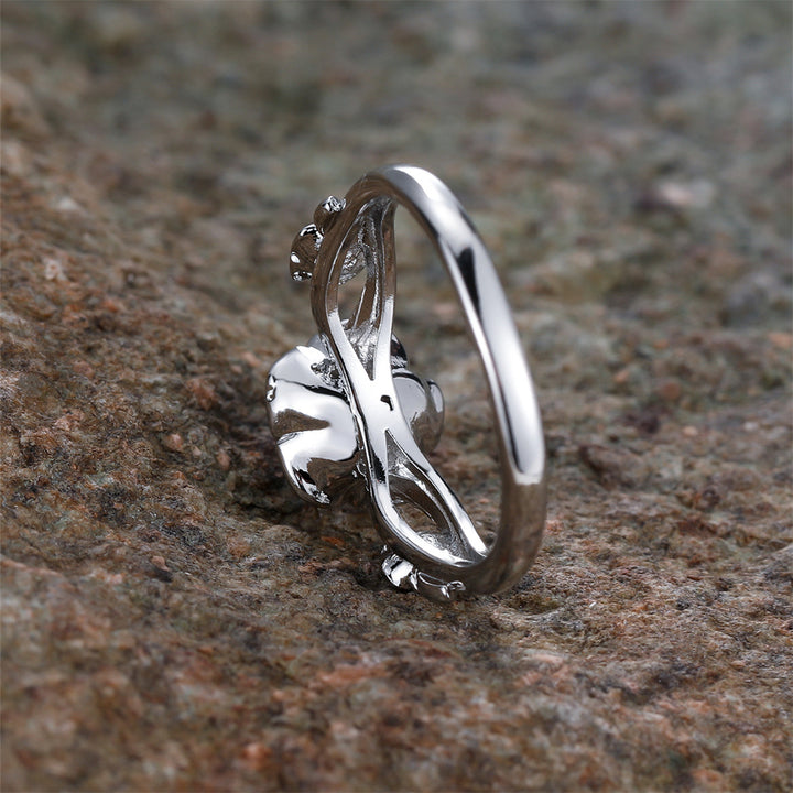 Bague Opale Unique Olivenorma "Rose D'Amour"