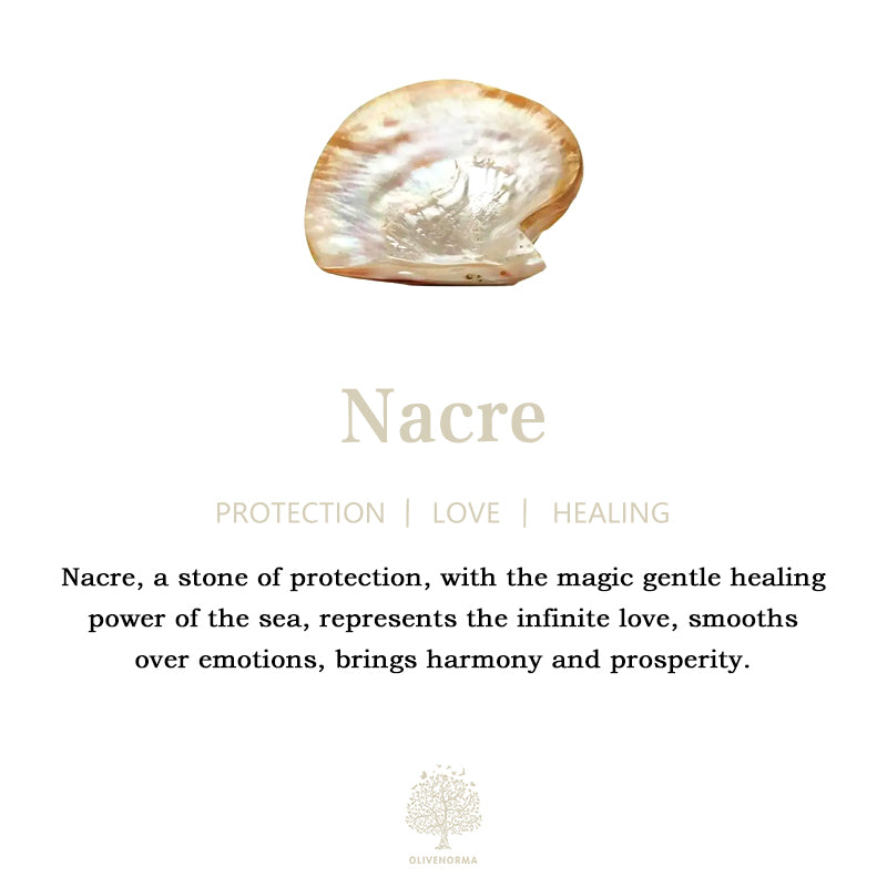 Bague en nacre et coquille d'ormeau géométrique Olivenorma